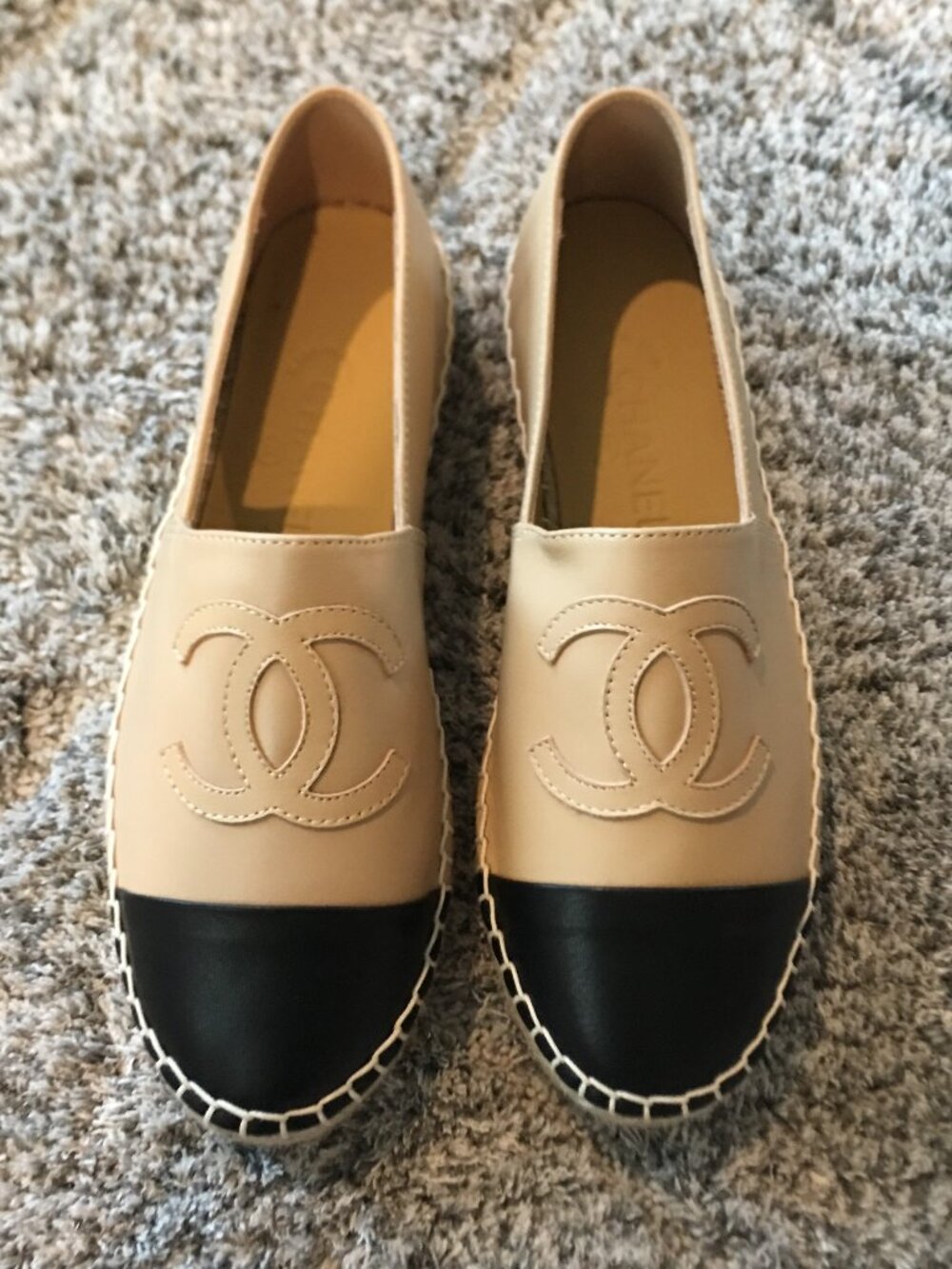 Chanel Lambskin Espadrilles